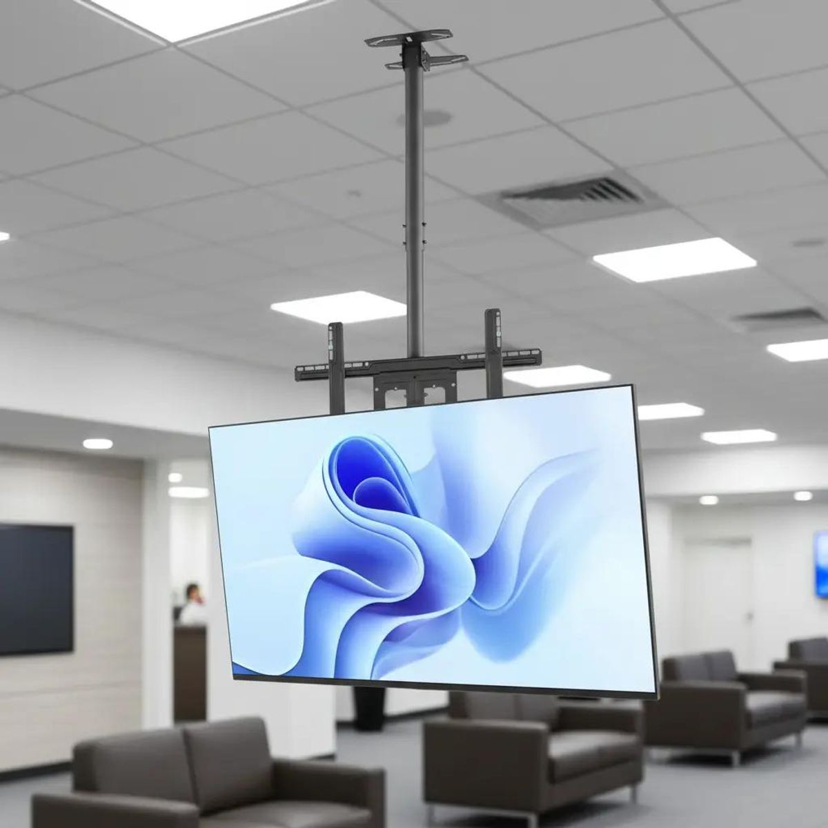 GENERICO - Soporte de techo ajustable e inclinable para TV 32-70"