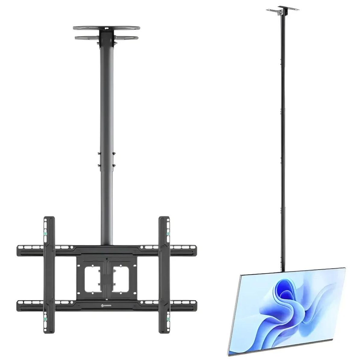 GENERICO - Soporte de techo ajustable e inclinable para TV 32-70"