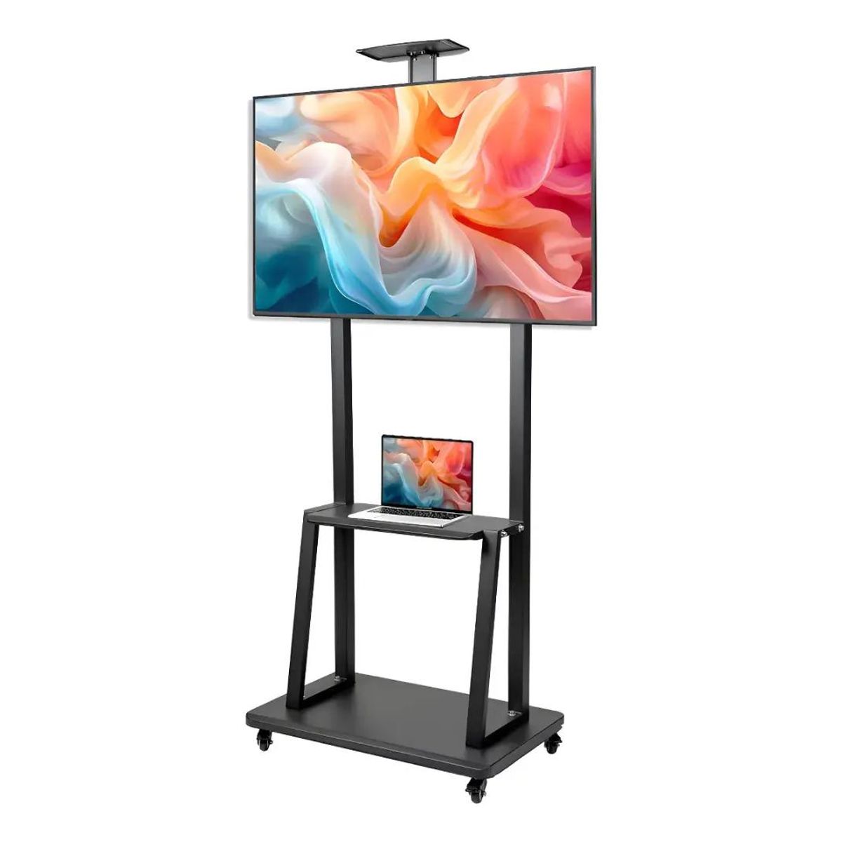 GENERICO - Soporte TV Base Pedestal con Ruedas para 32 a 75 pulgadas