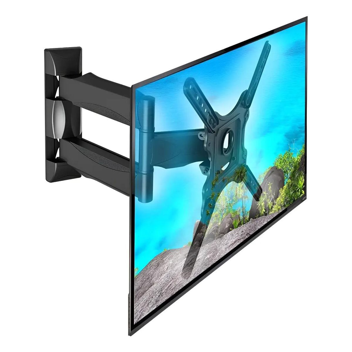 GENERICO - Soporte de TV con brazo giratorio 180º para 14-55"