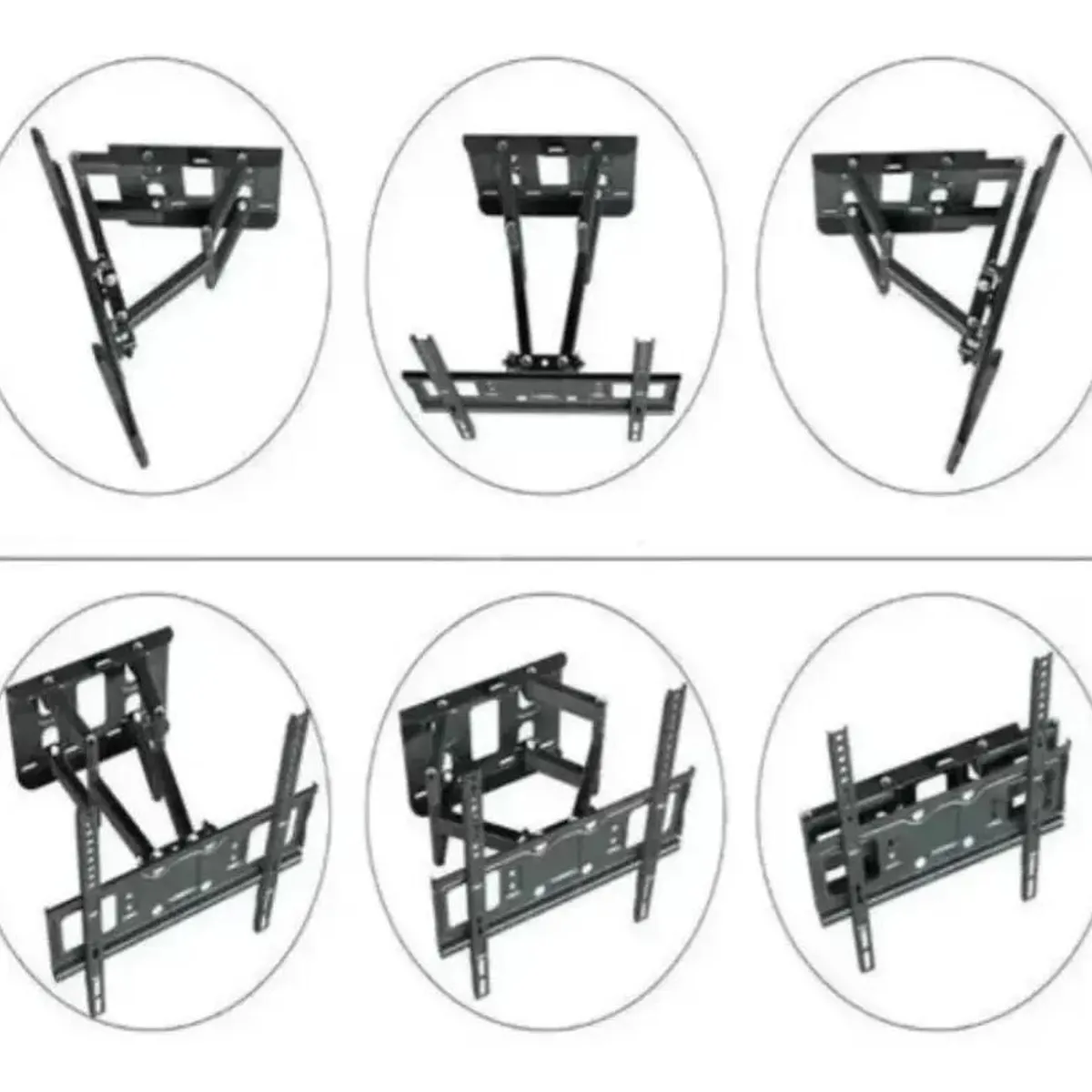 GENERICO - Soporte de TV brazo doble 180° para 32-70 pulgadas