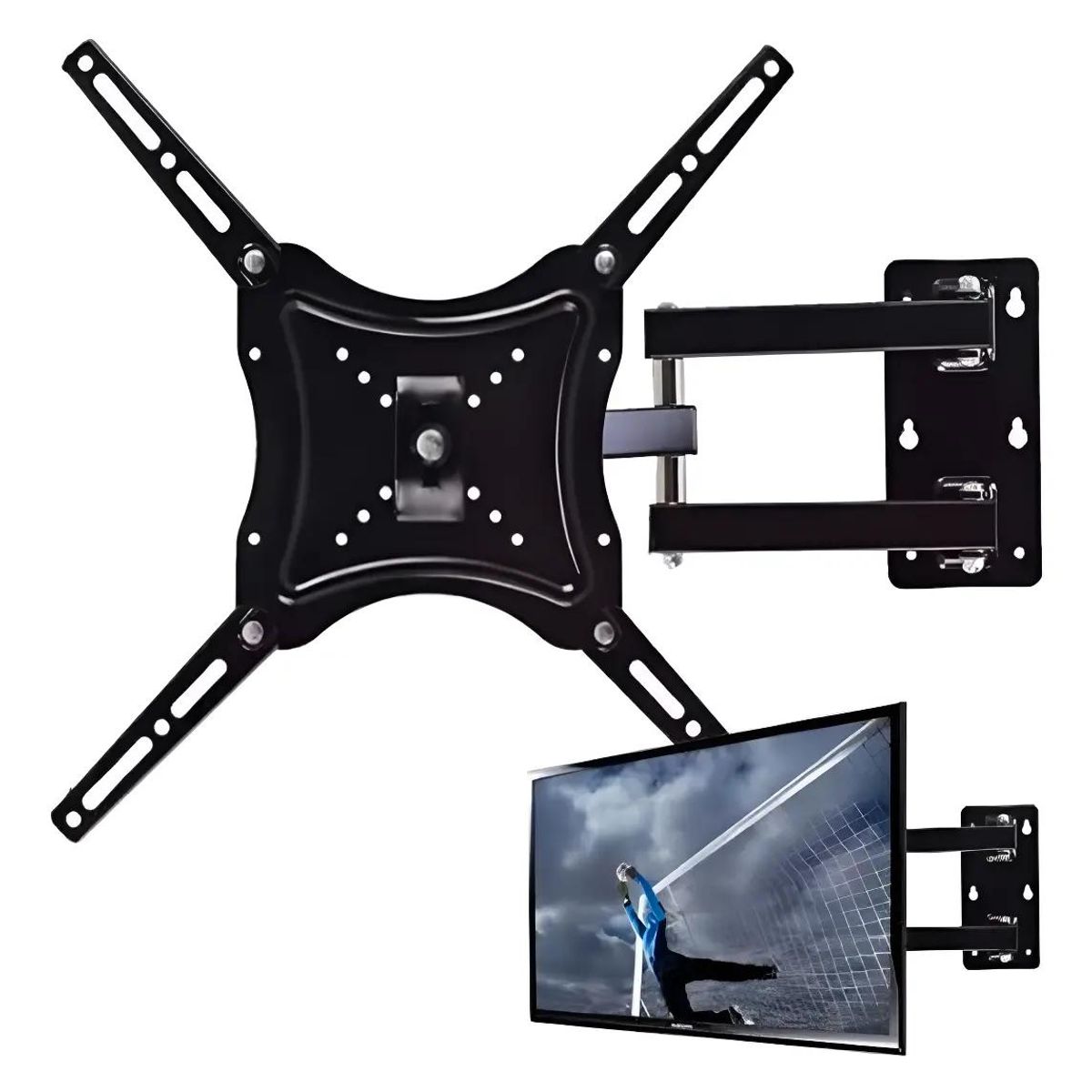 GENERICO - Soporte de pared para TV brazo móvil 14 a 55 pulgadas