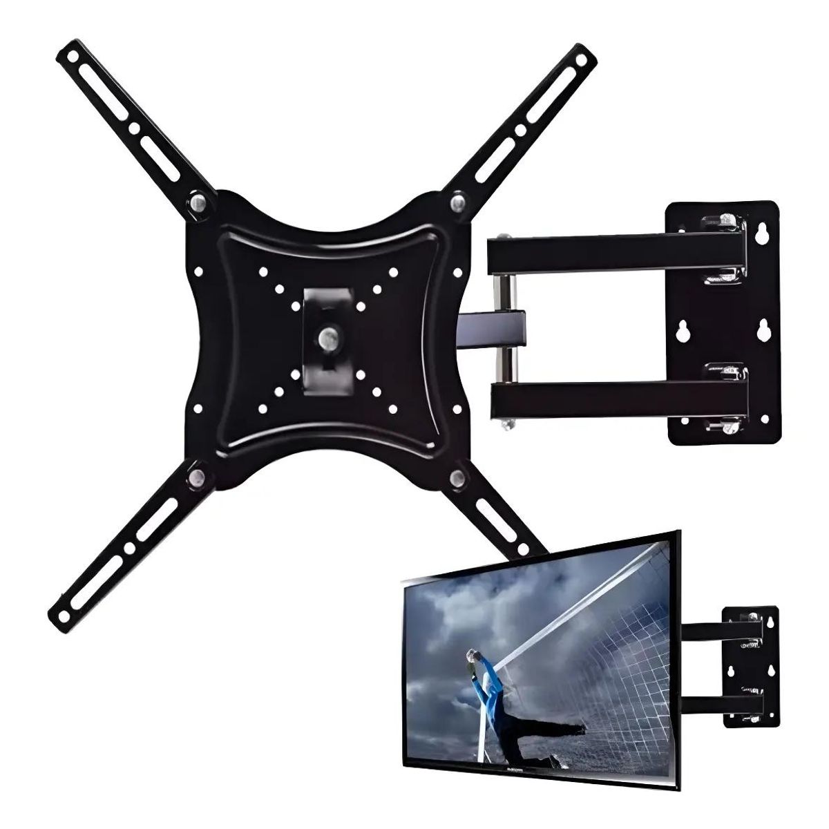 GENERICO - Soporte de pared para TV brazo móvil 14 a 55 pulgadas