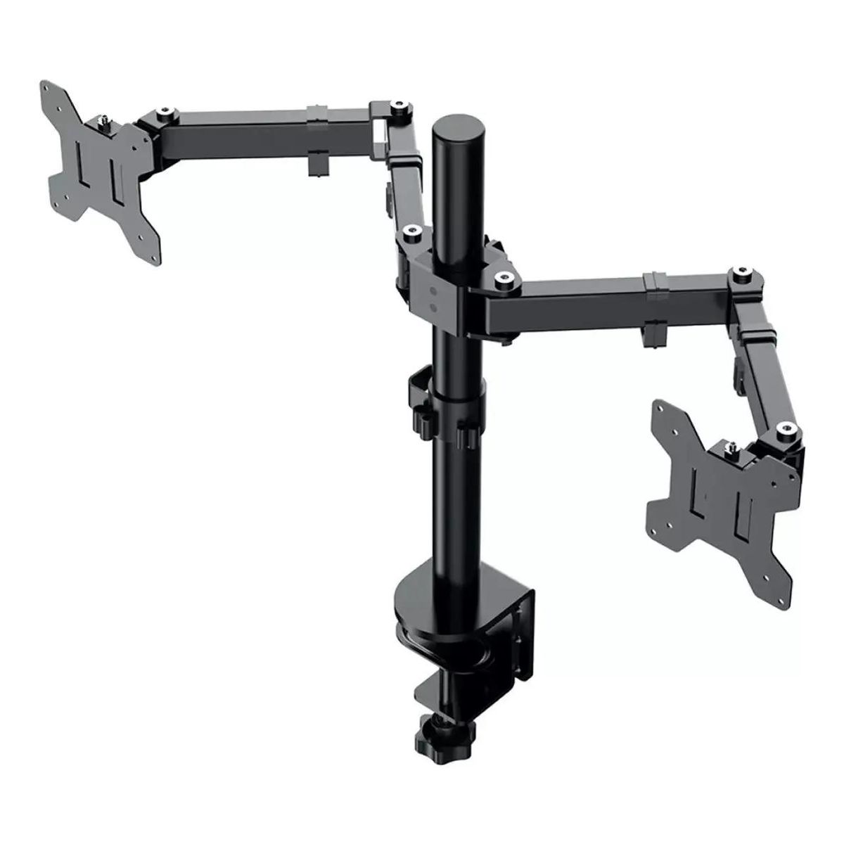 GENERICO - Soporte de escritorio para dos monitores con brazo ajusta