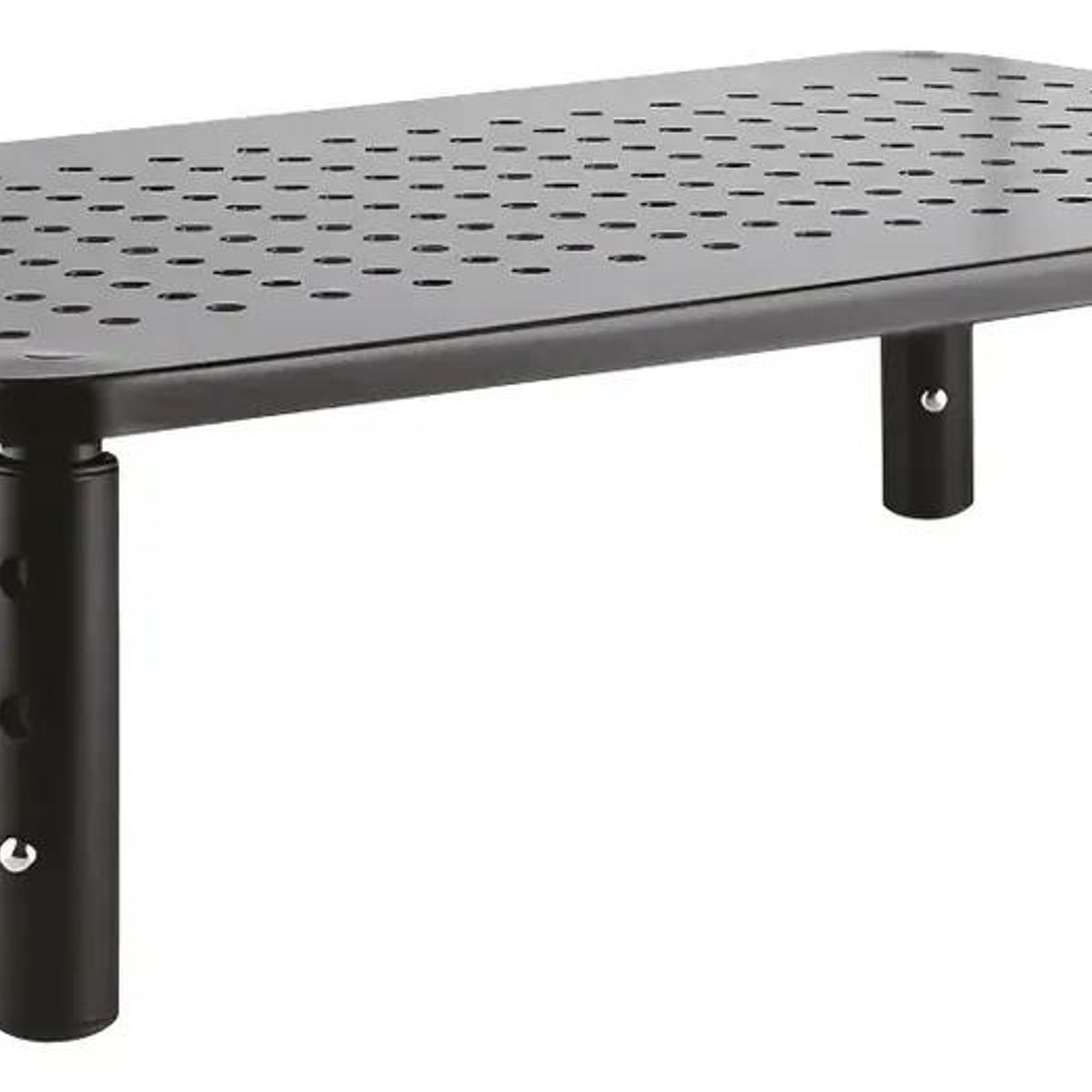 GENERICO - Soporte ajustable en altura para monitor negro
