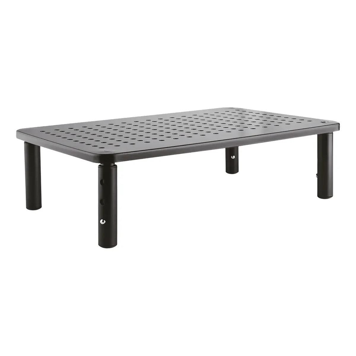 GENERICO - Soporte ajustable en altura para monitor negro