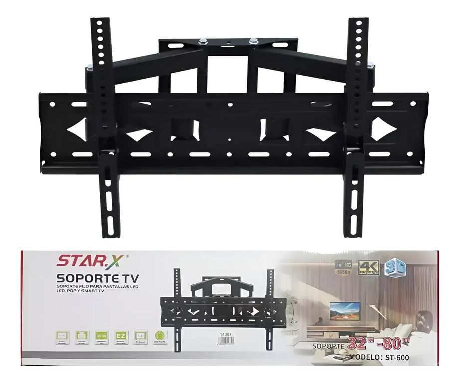 GENERICO Soporte Base Plegable Telescópico para TV 32-80"