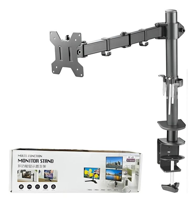 GENERICO Soporte articulado para monitor 13 a 27 pulgadas