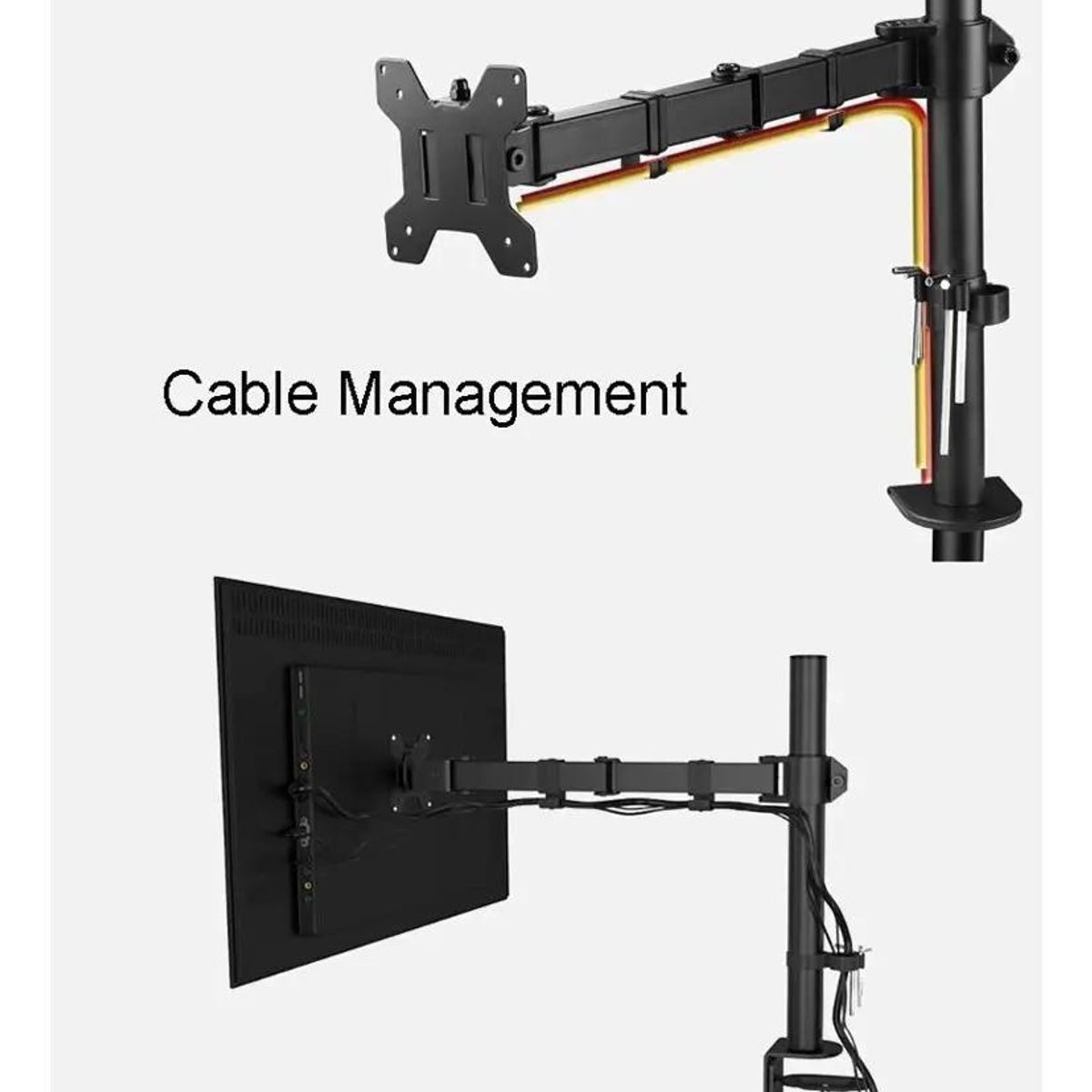 GENERICO - Soporte articulado para monitor 13 a 27 pulgadas