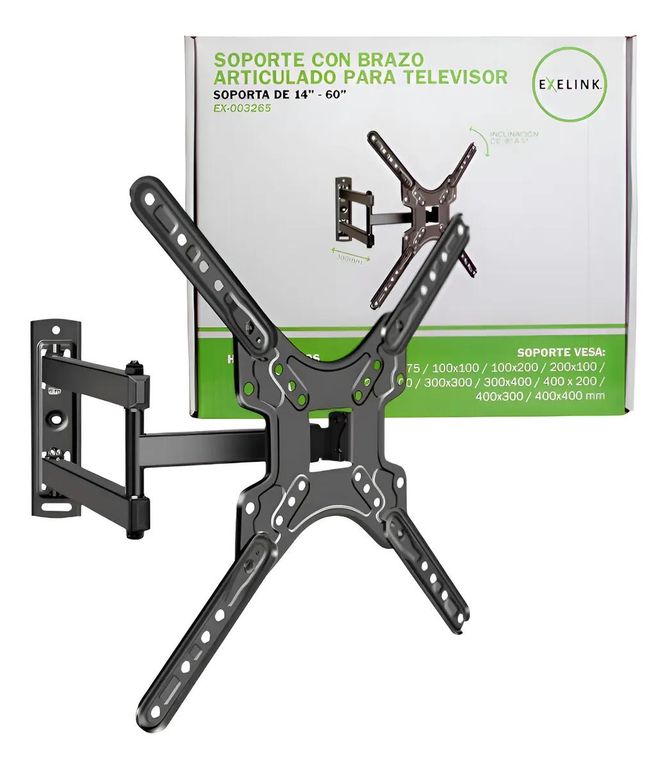 GENERICO Soporte de TV con brazo articulado ajustable