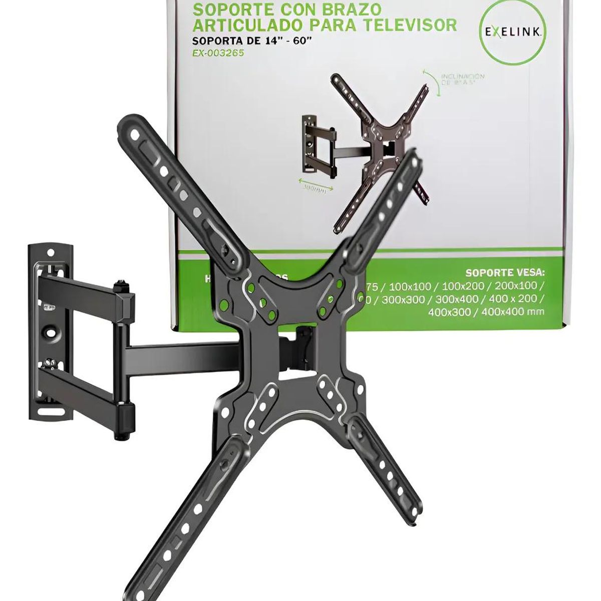 GENERICO - Soporte de TV con brazo articulado ajustable
