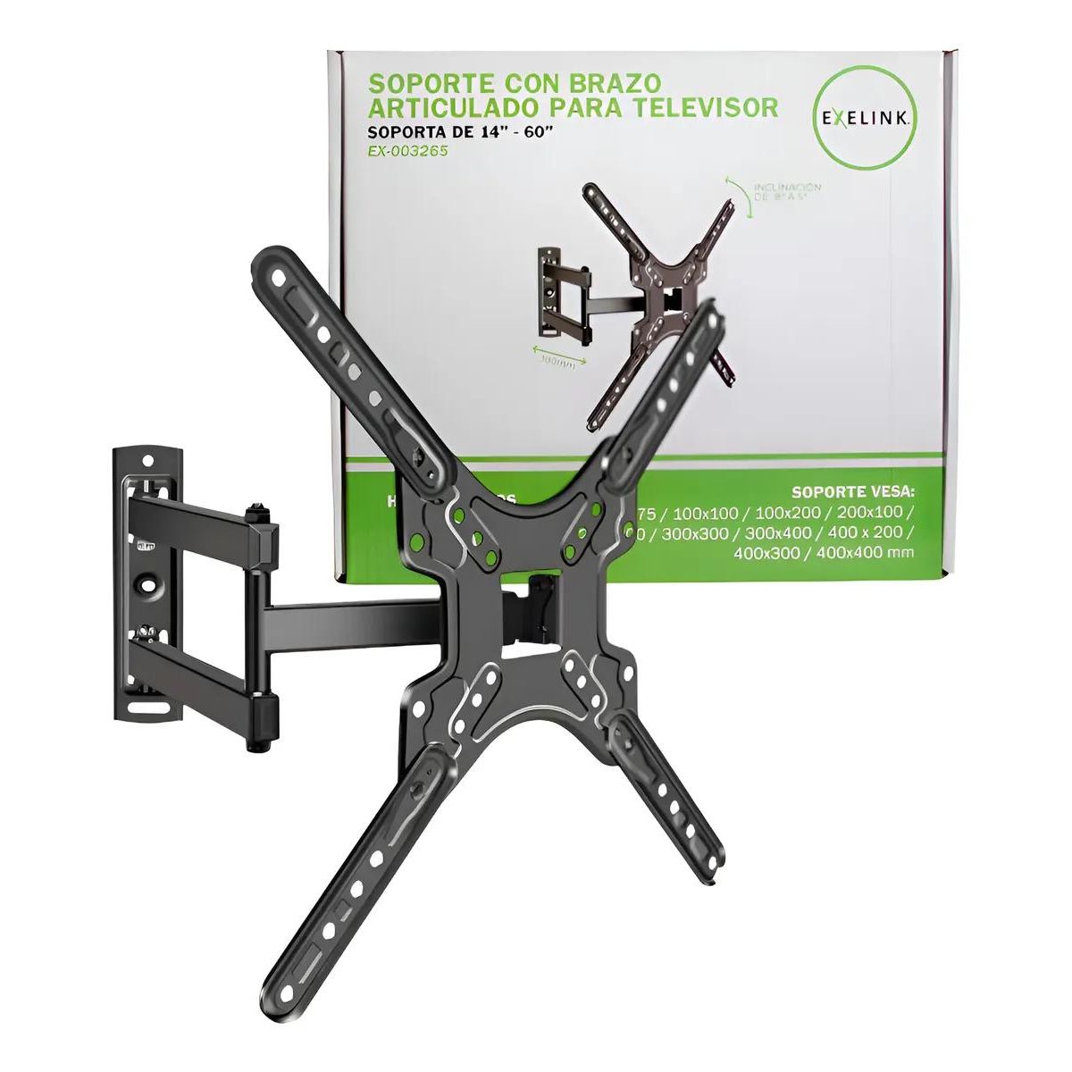 GENERICO - Soporte de TV con brazo articulado ajustable