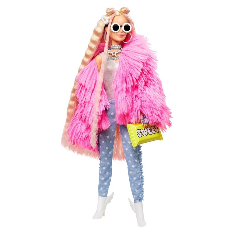 BARBIE - Muñeca Barbie Abrigo Rosa