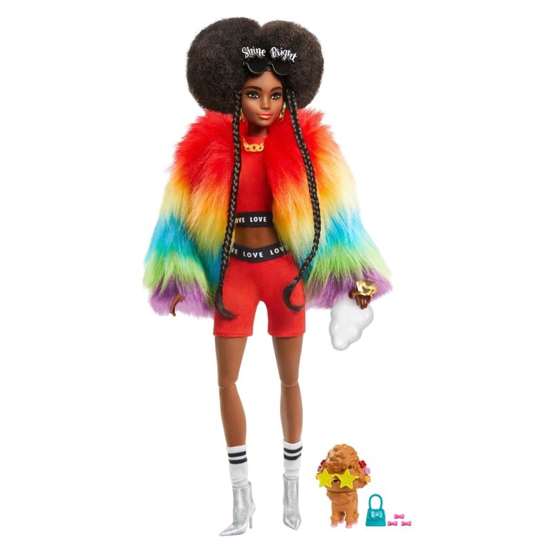 BARBIE - Muñeca Barbie Abrigo De Arcoiris