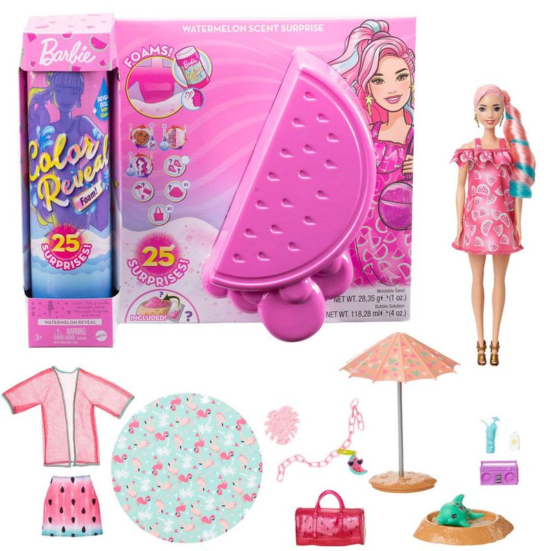 BARBIE - Barbie Muñeca Color Reveal Diversión