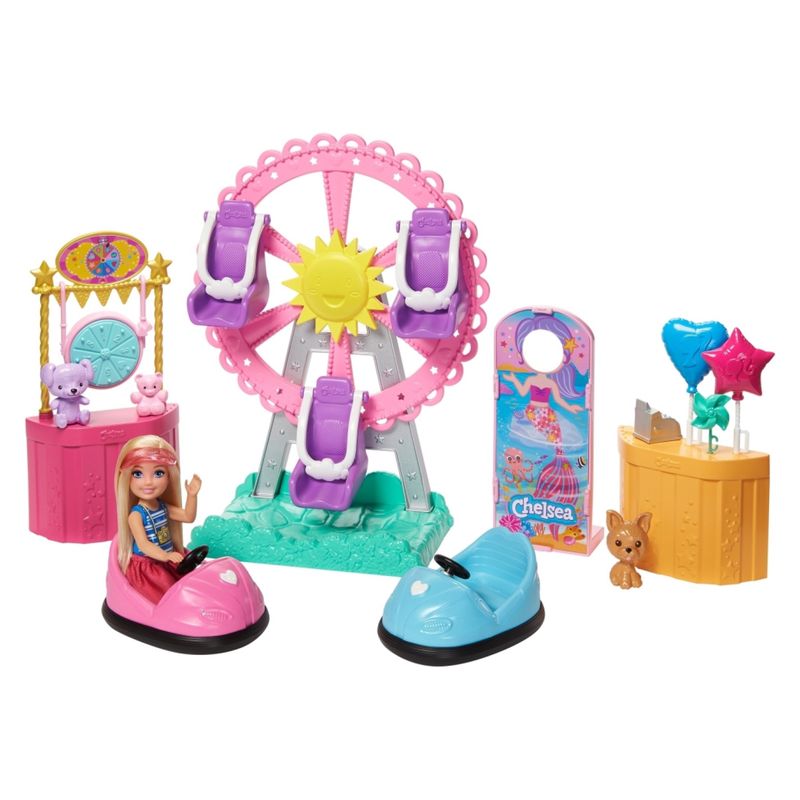 Barbie - Barbie Muñeca Chelsea Set Parque Diversiones