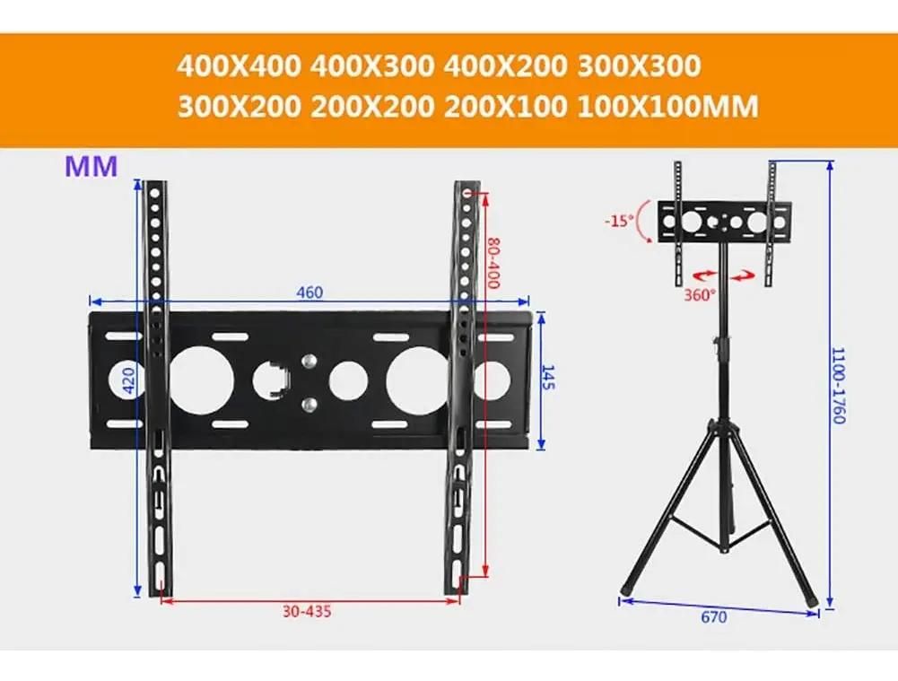 GENERICO Base trípode pedestal para TV 32 a 55 pulgadas
