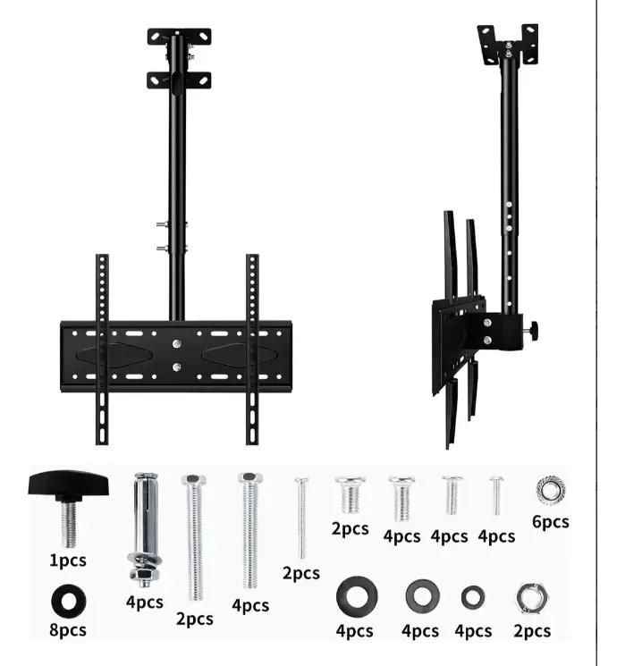 GENERICO Soporte de techo inclinable para TV 32 a 72 pulgadas