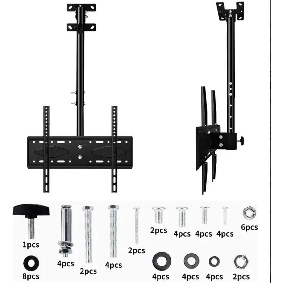 GENERICO - Soporte de techo inclinable para TV 32 a 72 pulgadas
