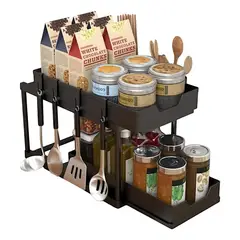 GENERICO - Organizador de Cocina con 2 Niveles para Almacenamiento