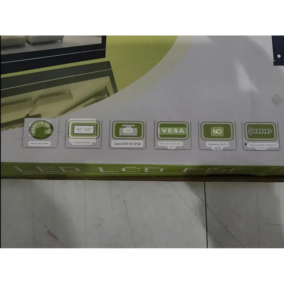 GENERICO - Base soporte para televisor de pared LED LCD 26 a 63"