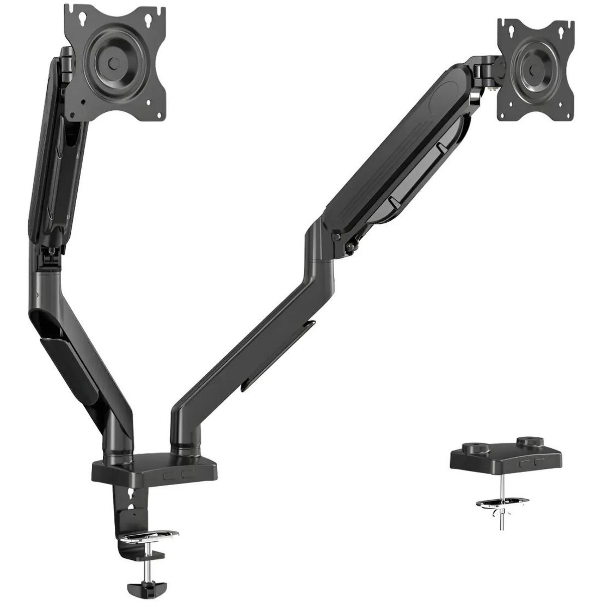 GENERICO - Soporte ergonómico ajustable para TV y monitor 17-27"