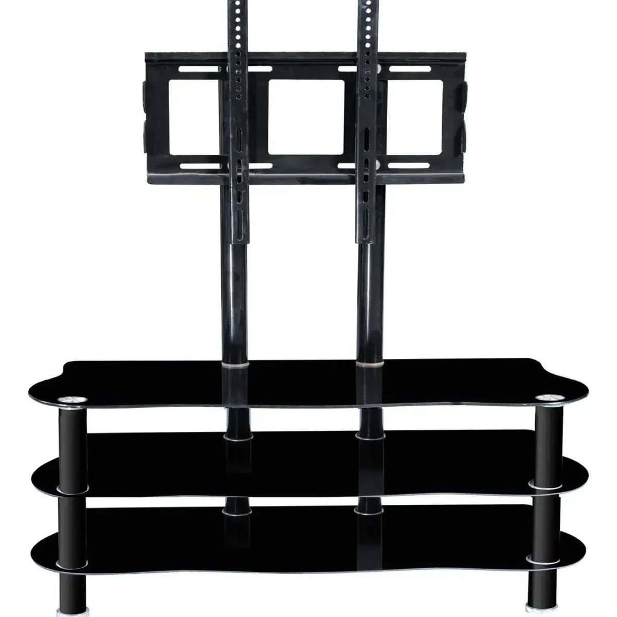 GENERICO - Soporte Universal 3 Bandejas Vidrio Templado 21-50"