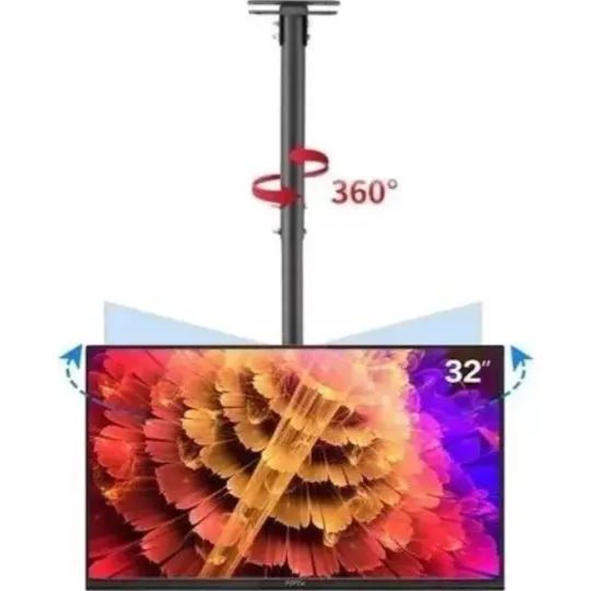 GENERICO - Soporte de techo para TV 26 a 60 pulgadas ajustable 360°