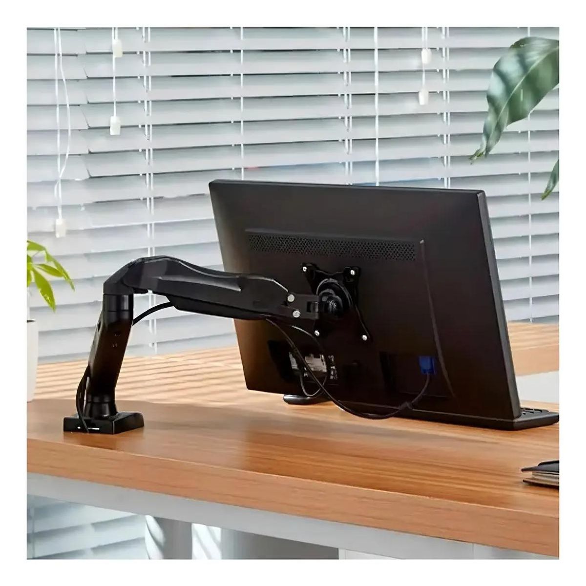 GENERICO - Soporte ergonómico para monitor de 17 a 32 pulgadas