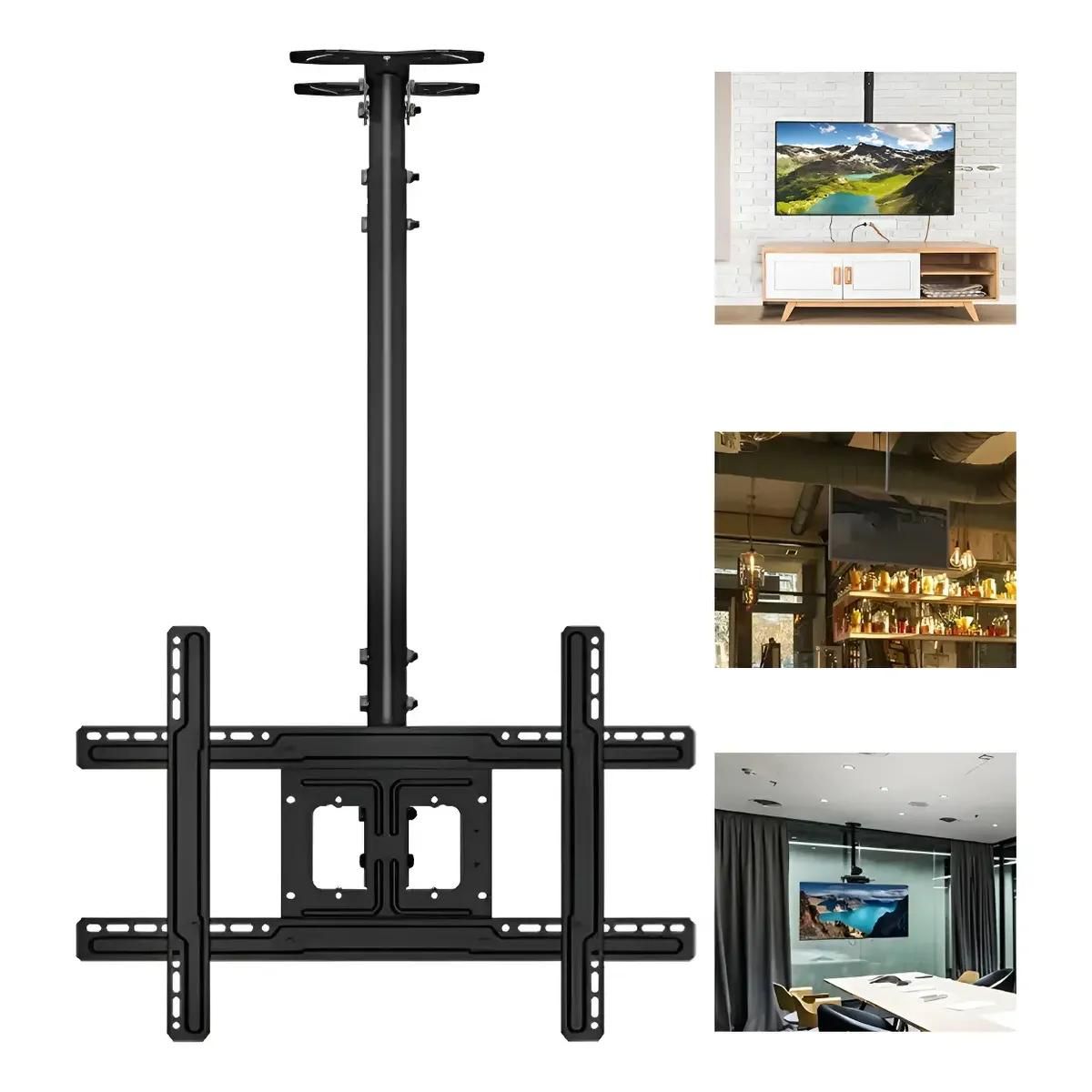 GENERICO - Soporte de techo retráctil para TV 32-75 pulgadas negro