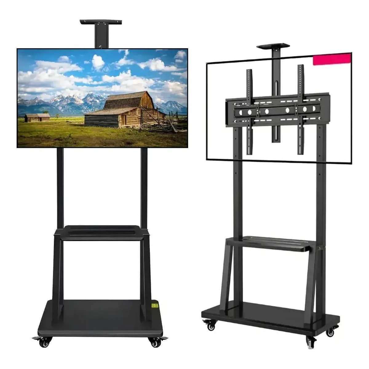GENERICO - Soporte móvil para TV con ruedas y altura ajustable 32-70
