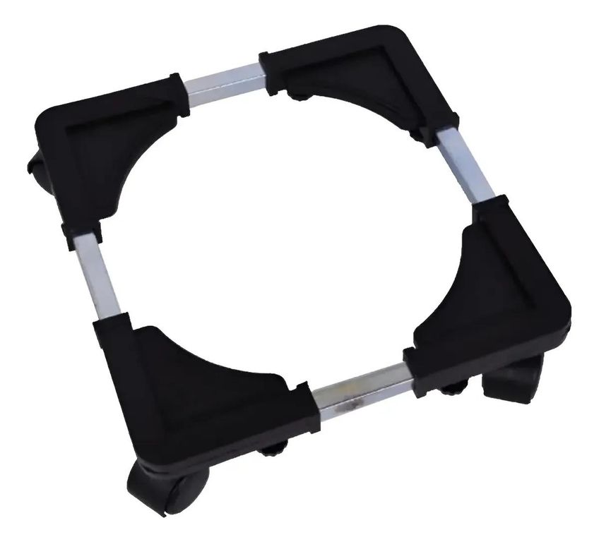GENERICO Soporte Base Móvil Ajustable Negro para Muebles Grandes