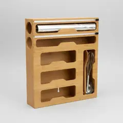 GENERICO - Organizador de Cocina para Papel Aluminio y Film