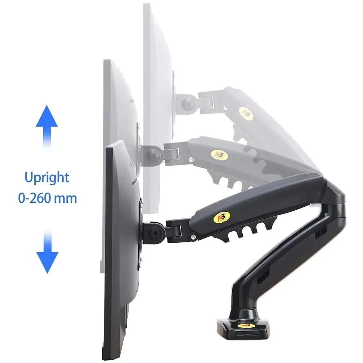 GENERICO - Soporte brazo para monitor y TV 17 a 30 pulgadas