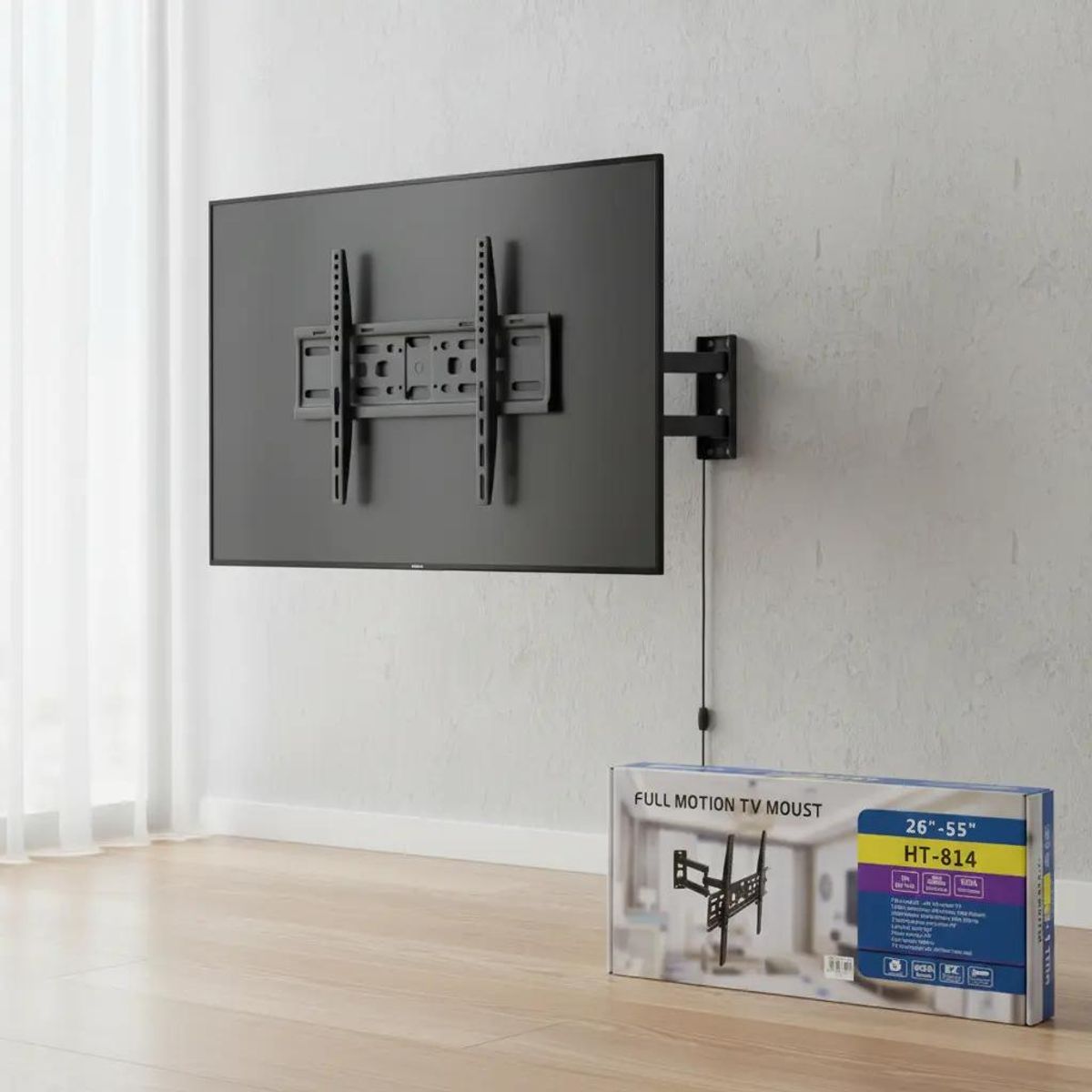 GENERICO - Soporte de Pared Ajustable para TV 26 a 55 Pulgadas