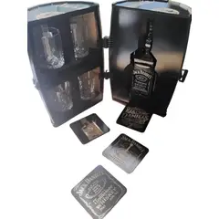 GENERICO - Barril Porta Botellas y Vasos para Bebidas