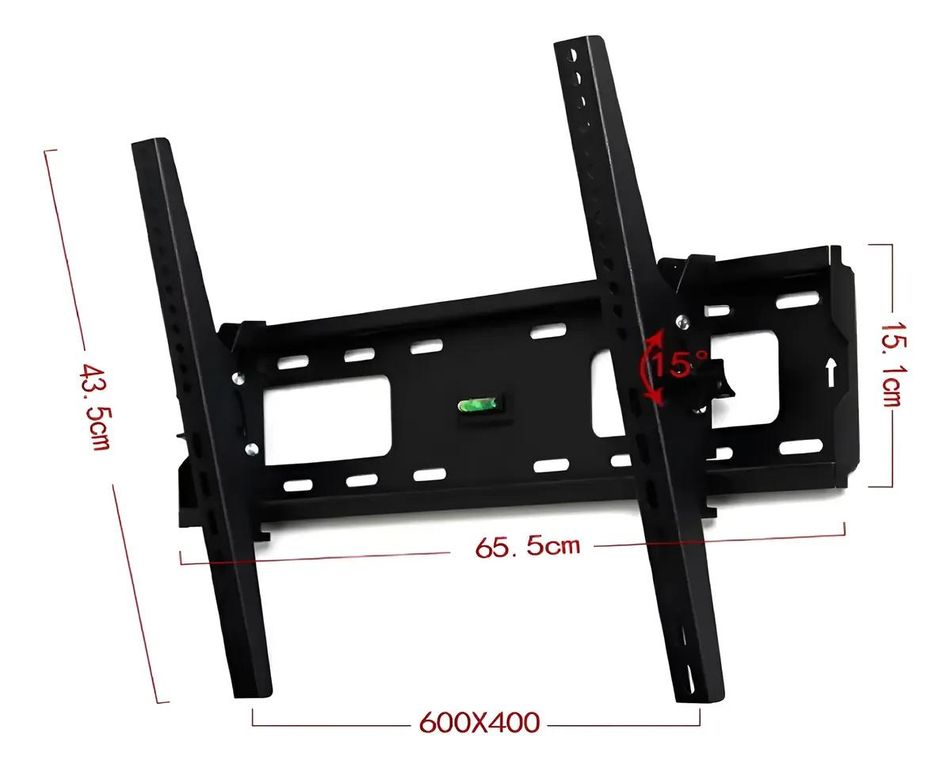GENERICO Soporte TV Inclinable para Pantallas de 23 a 65 Pulgadas