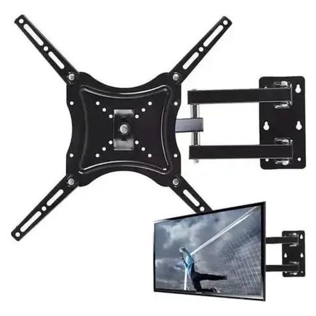 GENERICO - Soporte de Pared Articulado para TV 14-55" Negro