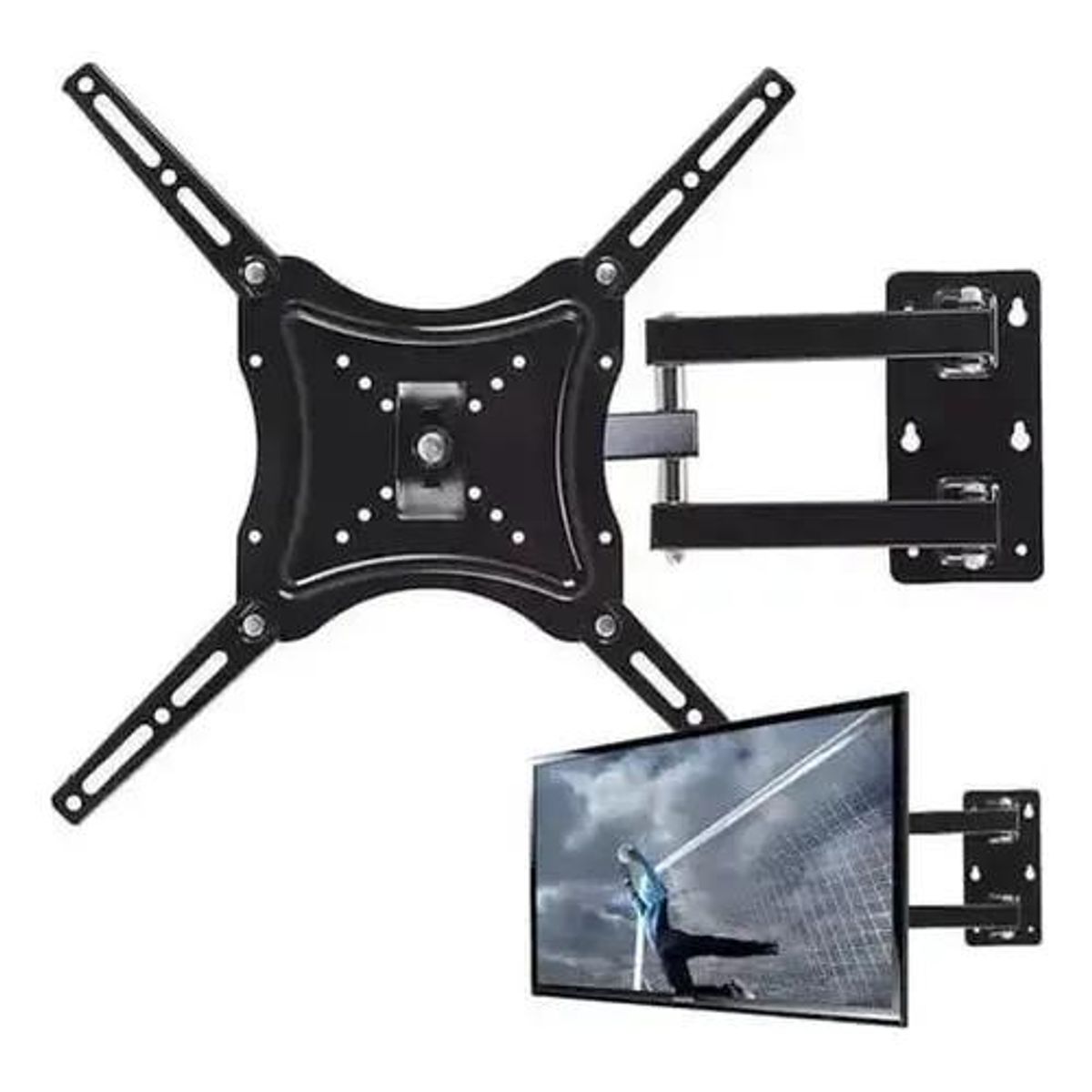 GENERICO - Soporte de Pared Articulado para TV 14-55" Negro