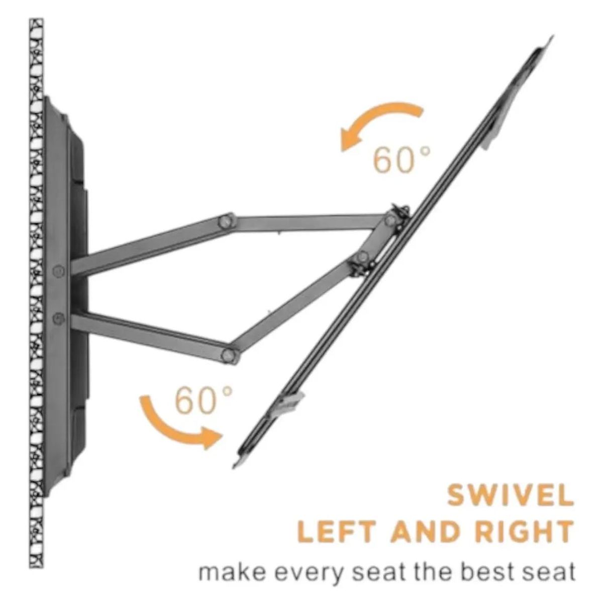 GENERICO - Soporte para TV de 32 a 70 pulgadas hasta 45 kg