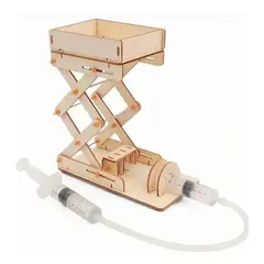 GENERICO - Plataforma Hidráulica Armable de Madera para Juego Educat