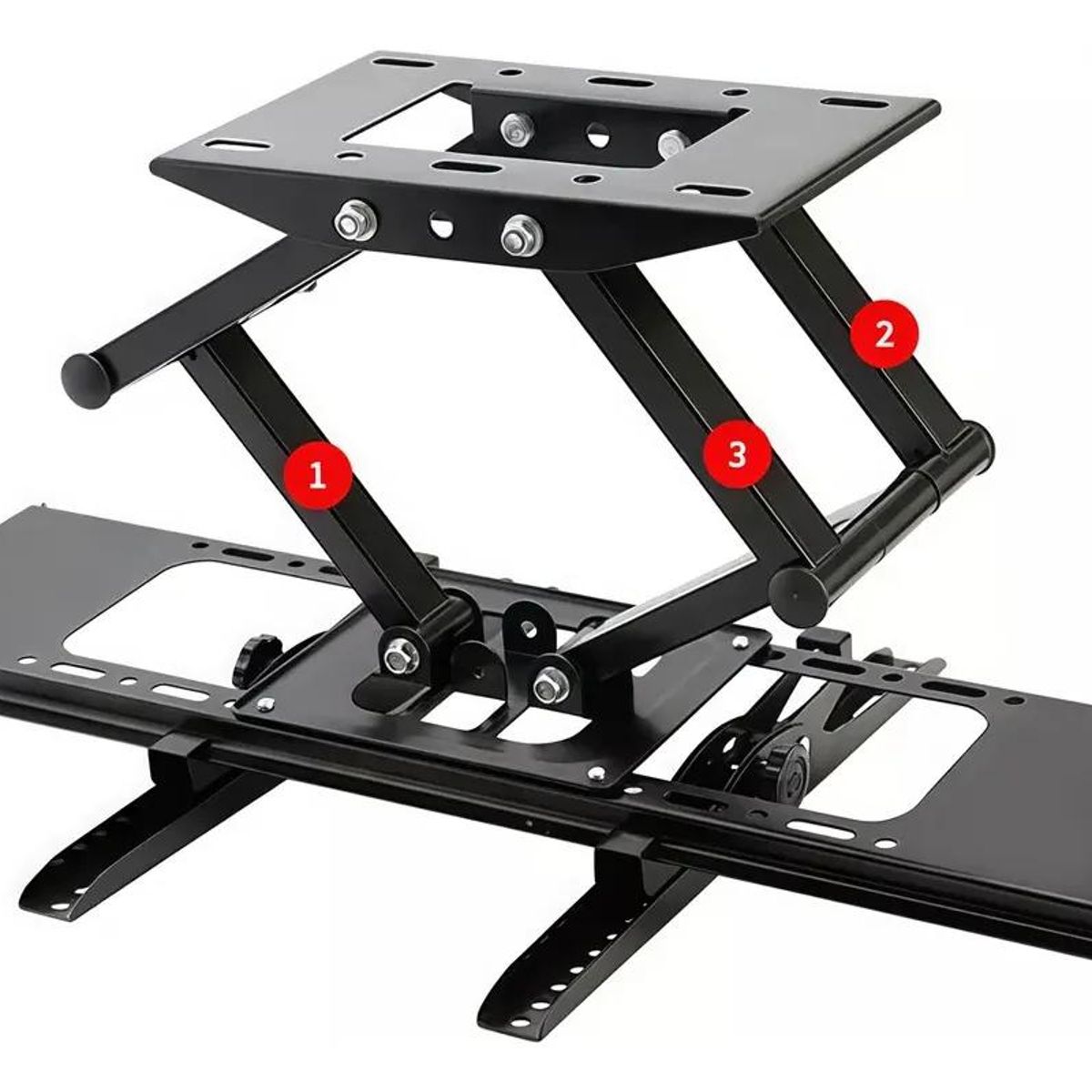 GENERICO - Soporte de TV doble brazo para pantallas 40 a 80 pulgadas