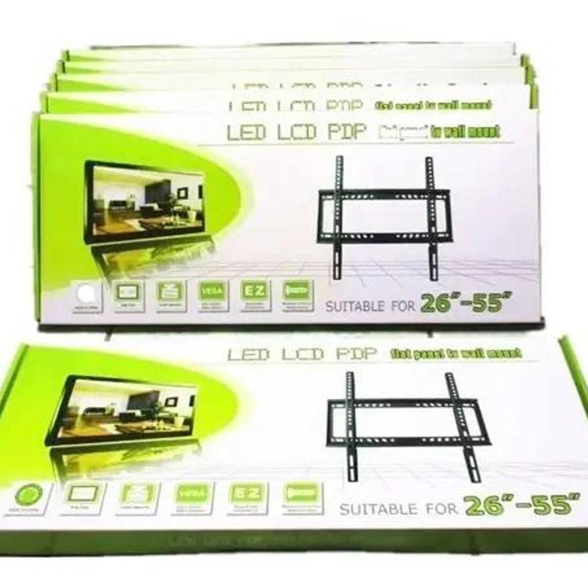 GENERICO - Pack 3 Soportes para TV LCD LED Plasma 26 a 55" hasta 50 