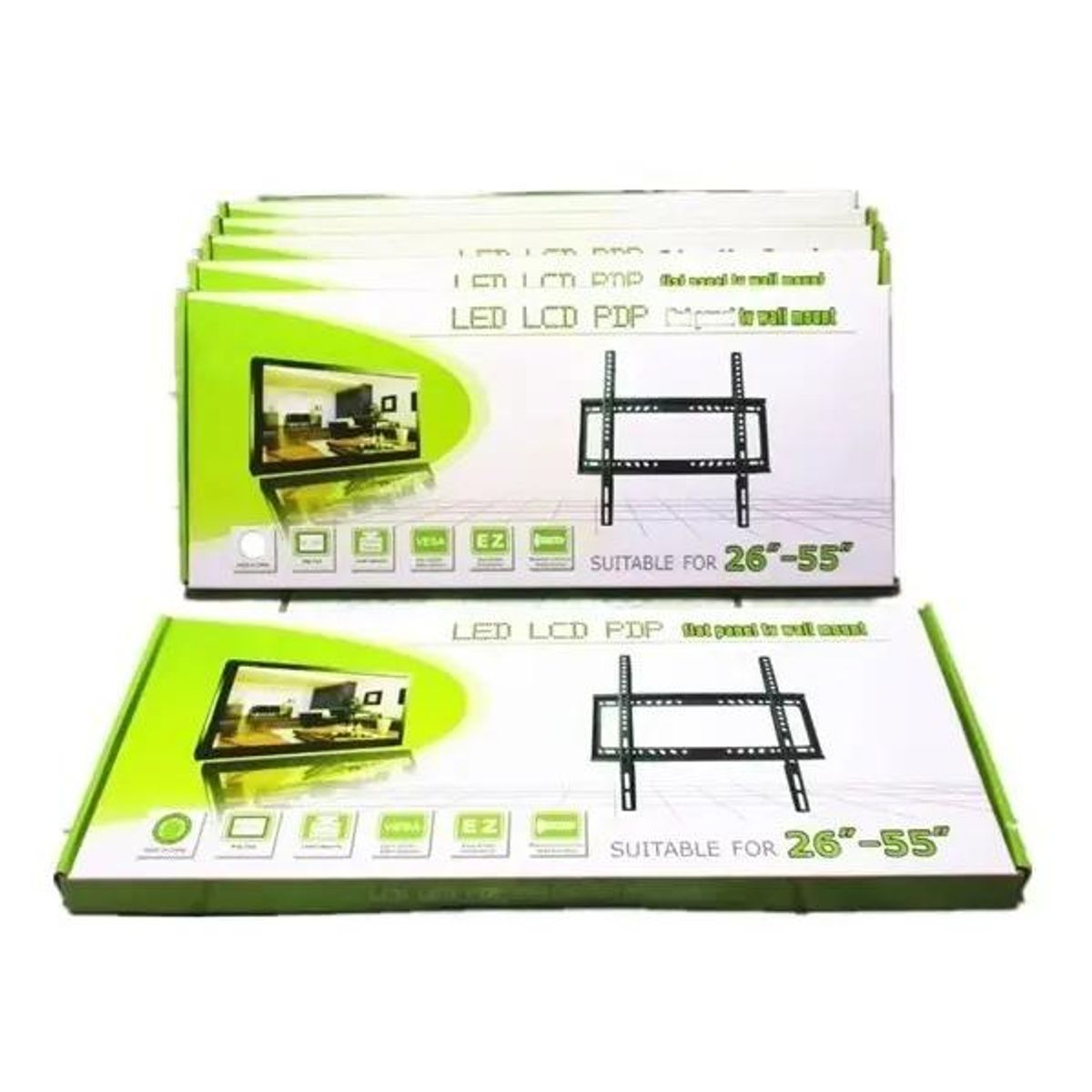 GENERICO - Pack 3 Soportes para TV LCD LED Plasma 26 a 55" hasta 50 