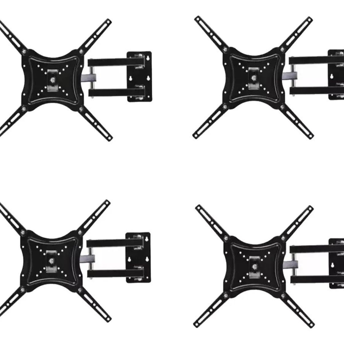GENERICO - Pack 4 Soportes de Pared para TV LCD y LED 46 Pulgadas