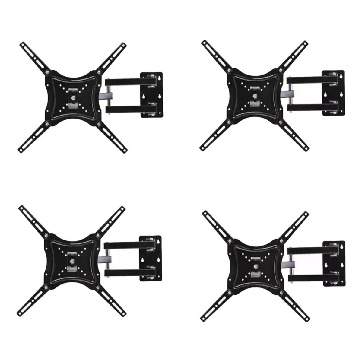 GENERICO - Pack 4 Soportes de Pared para TV LCD y LED 46 Pulgadas