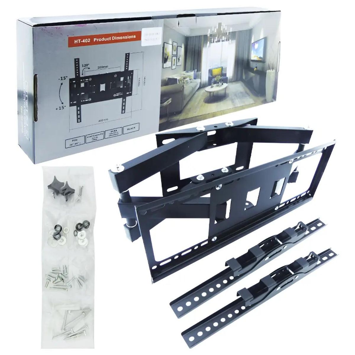 GENERICO - Soporte para TV de 25 a 65 pulgadas modelo HT-402