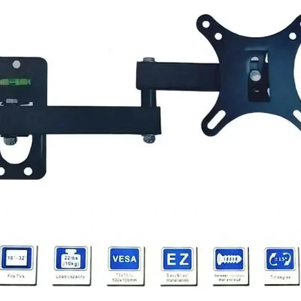 GENERICO - Soporte de Pared para TV 10 a 32 Pulgadas Brazo Móvil