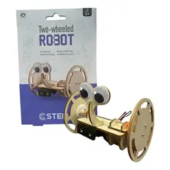 GENERICO - Juego Educativo Robot Dos Ruedas Armable de Madera