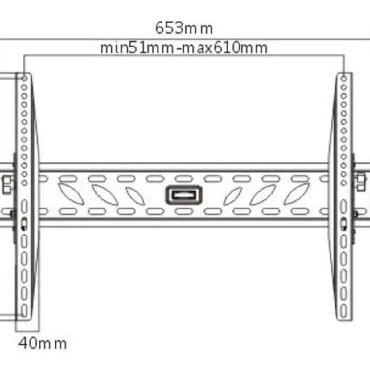 GENERICO - Soporte Ajustable para LCD de 37 a 70 Pulgadas